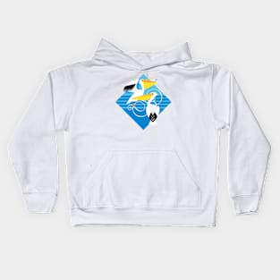 Birds - Pretty Pelicans Kids Hoodie